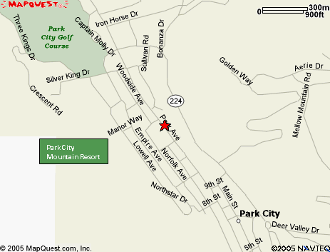 Park City Vacation Rental - Map