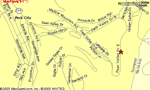 Deer Valley Condo Rental - Location Map