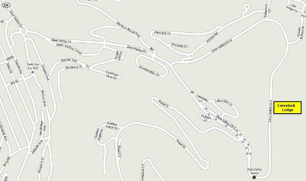Deer Valley Vacation Rental - Comstock Map
