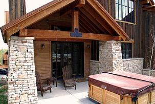 ParK City vacation rental - Silver Star exterior read deck and hot tub